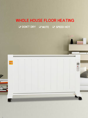 Calentador eléctrico para el hogar de 1800W Calentador de convección de calor de cristal de carbono montado en pared