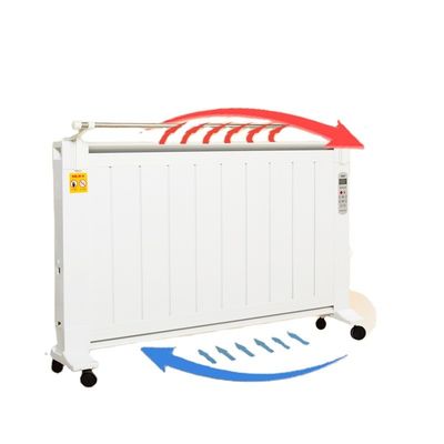 Display LCD eléctrico Wifi Aplicación de baño montado en la pared Radiador Calentador de convección 1600W 220V