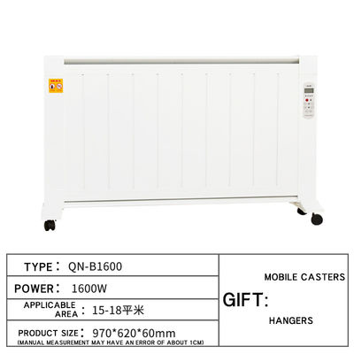 Display LCD eléctrico Wifi Aplicación de baño montado en la pared Radiador Calentador de convección 1600W 220V