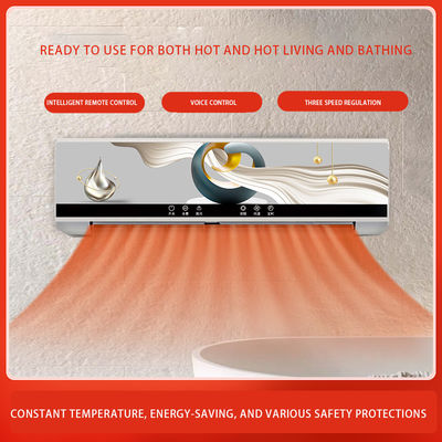 Control térmostático Calentador de aire PTC cerámico montado en la pared para hogares con bajo ruido