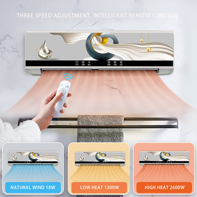 Control térmostático Calentador de aire PTC cerámico montado en la pared para hogares con bajo ruido