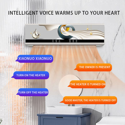 Control térmostático Calentador de aire PTC cerámico montado en la pared para hogares con bajo ruido