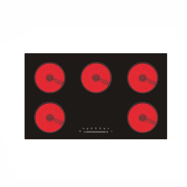 Cocina de inducción eléctrica de cerámica lisa 2200W para olla caliente y cocción radiante
