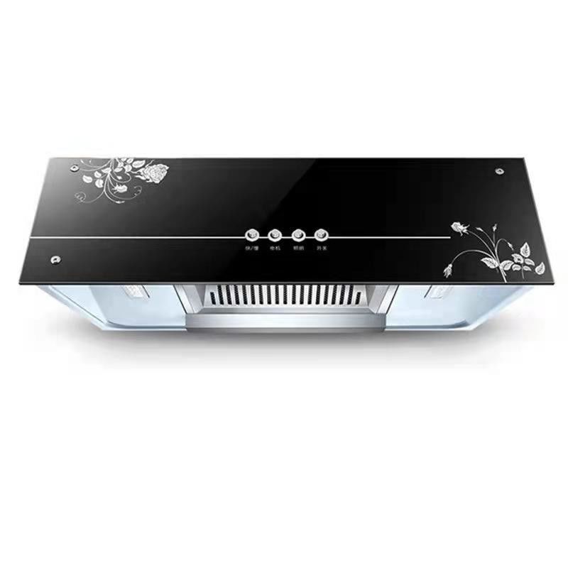 Capó de cristal de 90 cm de tipo europeo de control táctil del motor de cobre para electrodomésticos de cocina CE