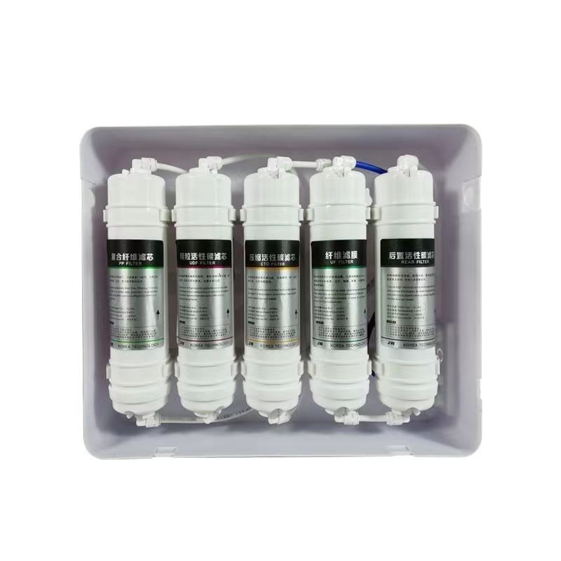 Purificador de agua por ósmosis inversa de agua potable de 6 etapas, filtro de agua RO blanco, capacidad 75GPD