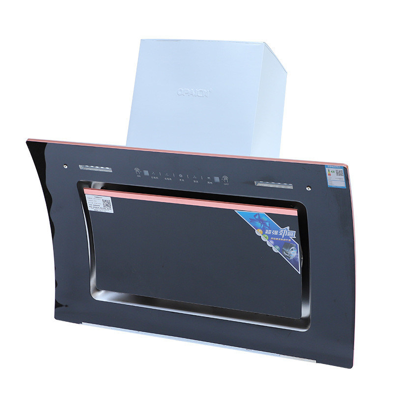 Capó de aspiración lateral negro con 11-14 m3/min.