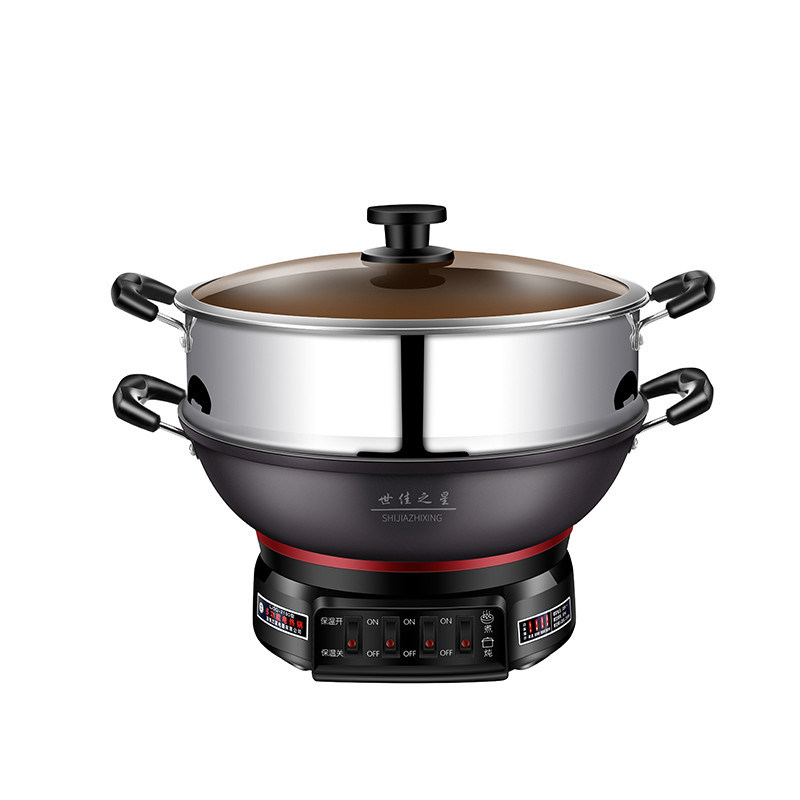 Pansilleras eléctricas para cocinar multifunción y a prueba de quemaduras