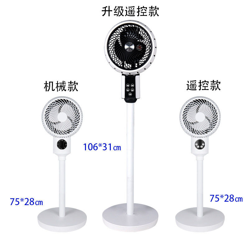 Obtener el ventilador de pedestal oscilante de 16 pulgadas con 5 cuchillas AS control remoto y motor de CA