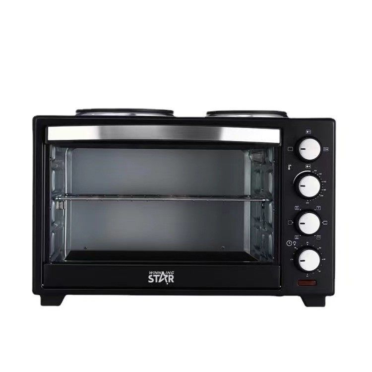 Horno de pizza de piedra de mosaico italiano con panel de selección