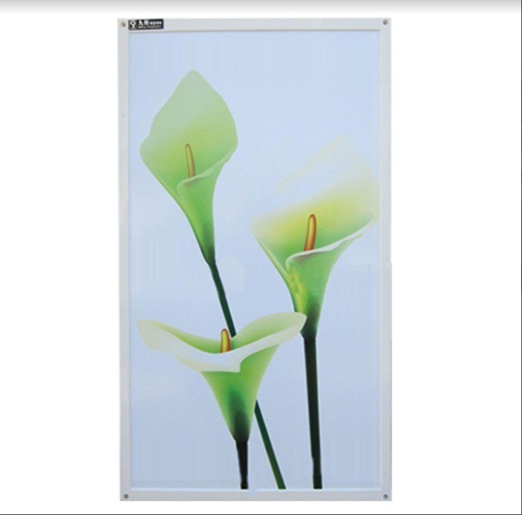 Calentador de paneles infrarrojos de cristal de carbono perfecto para calefacción de sala de estar y baño